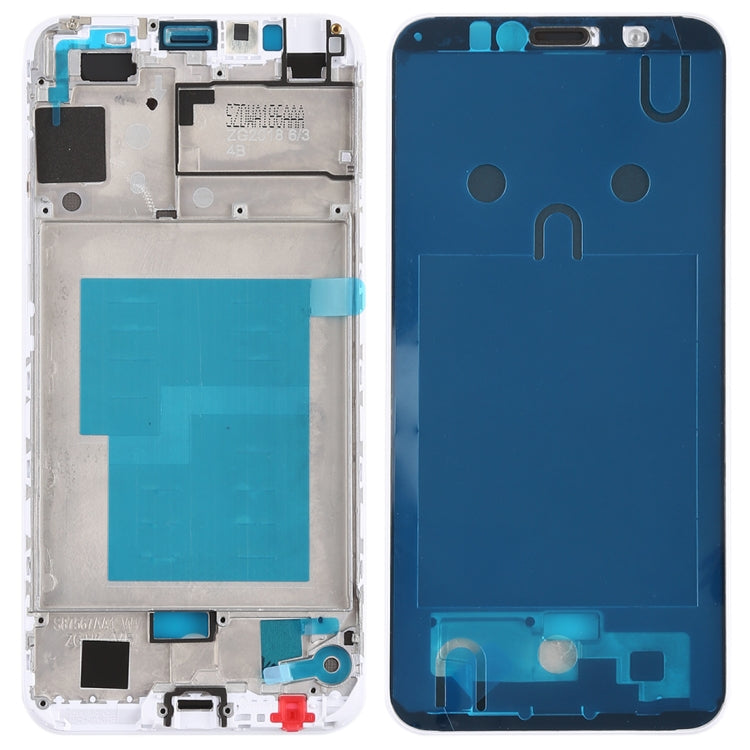 Front Housing LCD Frame Bezel Replacement for Huawei Honor Play 7A (White)