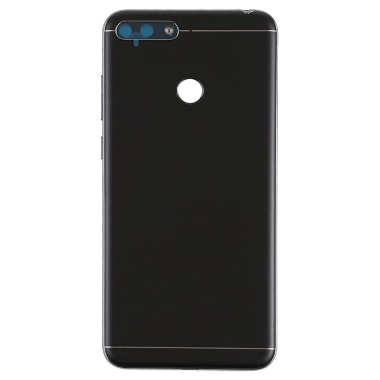 Black Replacement Back Cover with Side Keys & Camera Lens for Huawei Honor Play 7A