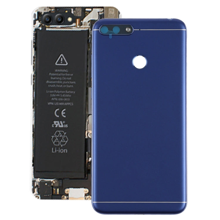 Blue Replacement Back Cover for Huawei Honor Play 7A with Side Keys & Camera Lens