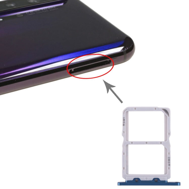 SIM Card Tray + SIM Card Tray for Huawei Honor 20 Pro (Green) - Replacement Part
