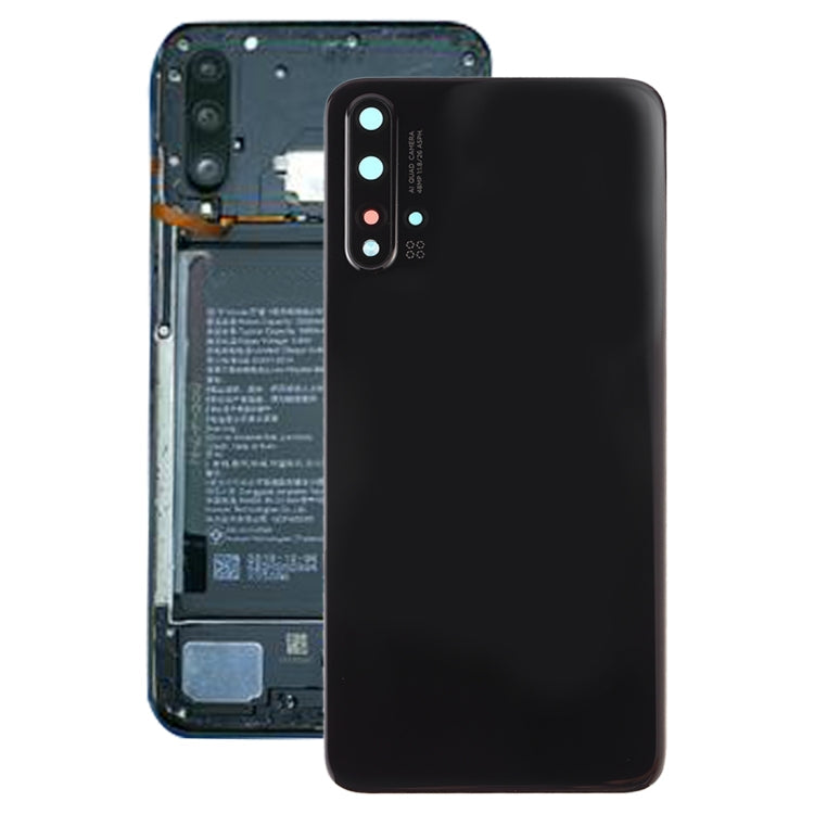 Original Back Cover with Camera Lens for Huawei Nova 5 / Nova 5 Pro (Black) - Replacement for Reviving Your Device