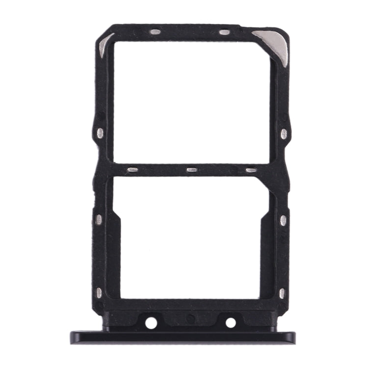 SIM Card Tray + NM Card Tray for Huawei Nova 5 (Black)