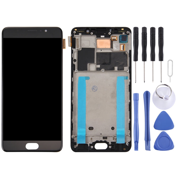 Meizu Pro 6 Plus LCD Screen and Digitizer Full Assembly with Frame (Black)