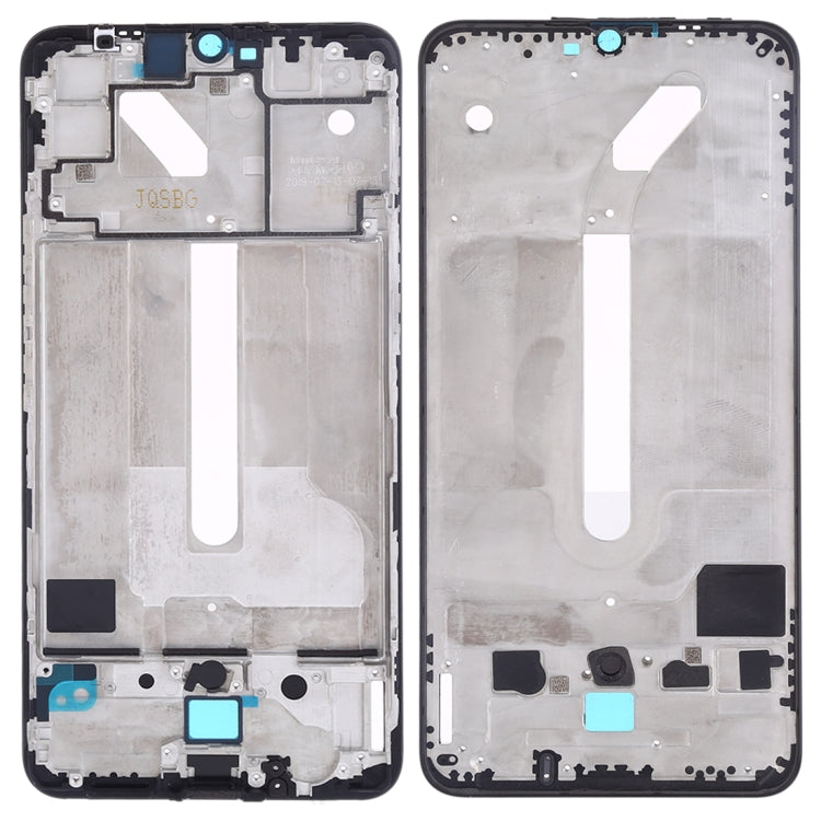 Front Housing LCD Frame Bezel Plate for Vivo iQOO - Black