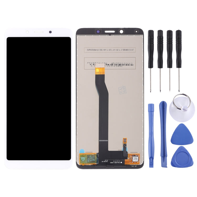 LCD Display and Touch Screen Replacement Assembly for Xiaomi Redmi 6 / 6A in White Color