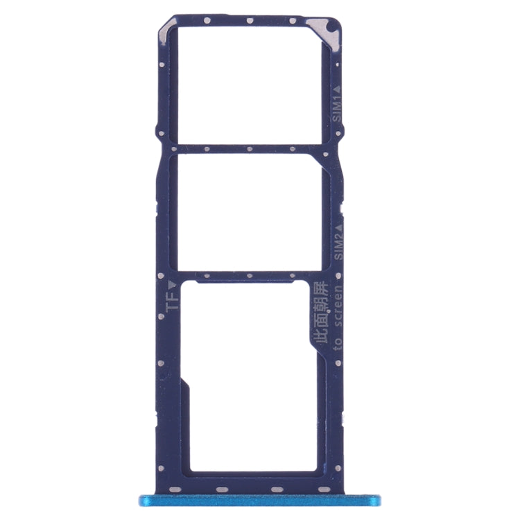 Blue SIM Card Tray + Micro SD Card Tray for Huawei Y7 (2019) / Y7 Pro (2019) / Y7 Prime (2019)
