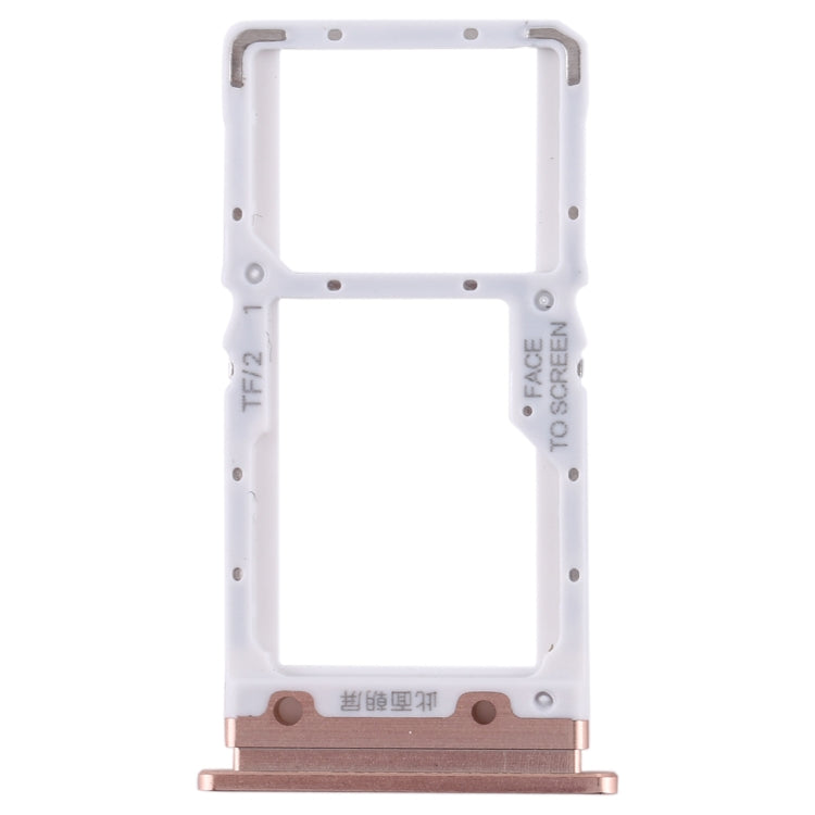 SIM Card Tray and Micro SD Card Tray Replacement for Xiaomi Mi CC9 - Gold