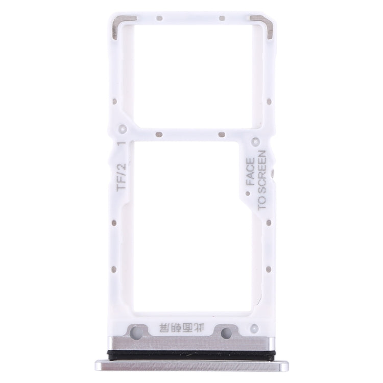 Silver SIM Card Tray with Micro SD Card Tray for Xiaomi Mi CC9