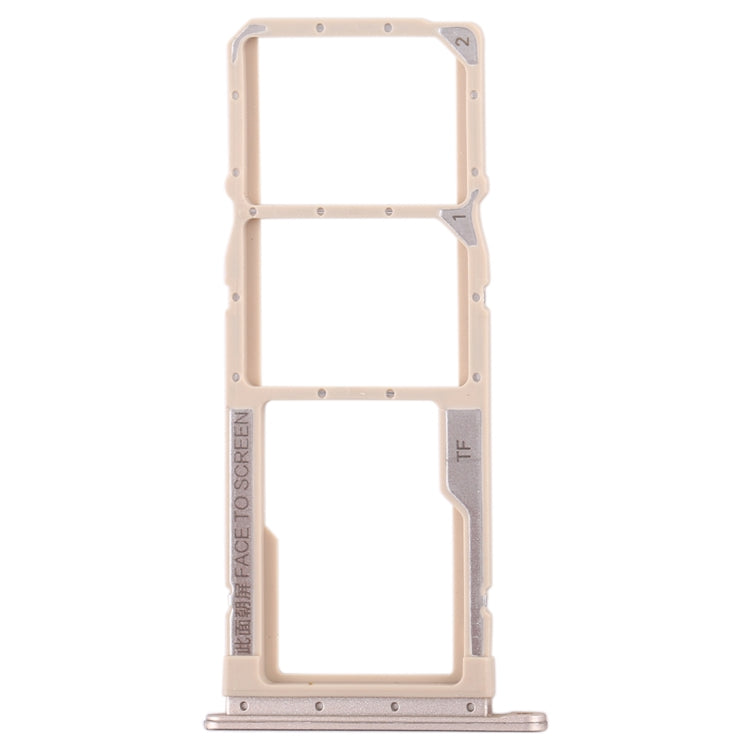 SIM Card Tray Set with Micro SD Card Tray for Xiaomi Redmi 7A (Gold)