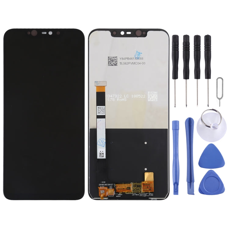 Black LCD Screen and Digitizer Full Assembly for BLU Vivo XI+ - High-Quality Replacement