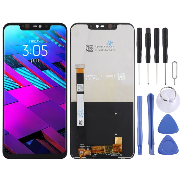 Black LCD Screen and Digitizer Full Assembly for BLU Vivo XI+ - High-Quality Replacement