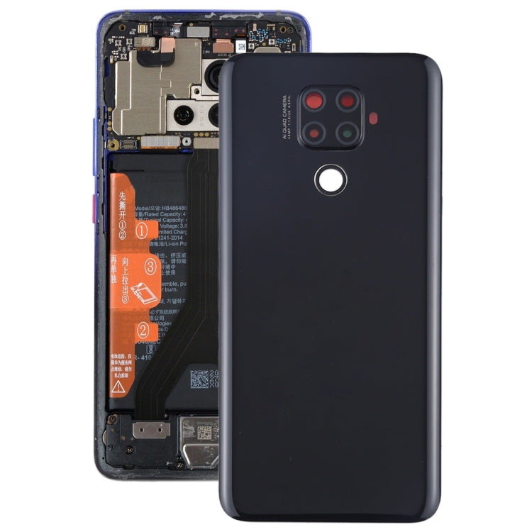 Original Battery Back Cover with Camera Lens for Huawei Mate 30 Lite in Black