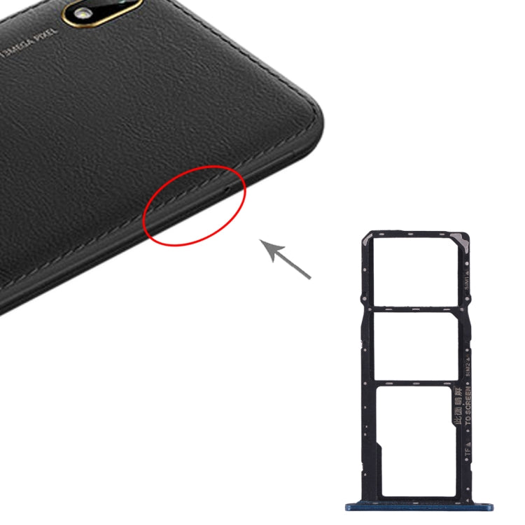 SIM Card Tray, SIM Card Tray, and Micro SD Card Tray Kit for Huawei Y5 (2019) (Green)