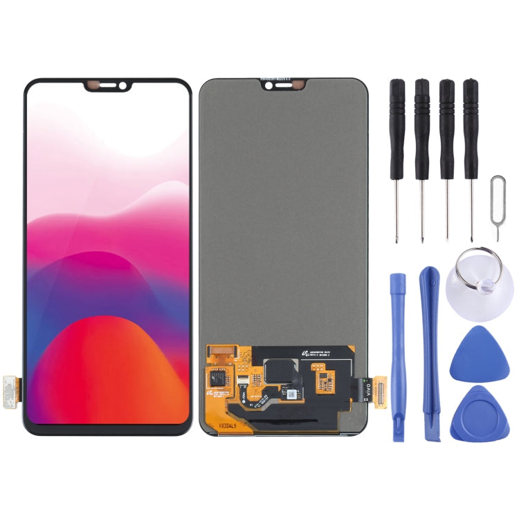 LCD Screen and Digitizer Full Assembly Upgrade for Vivo X21 In-Display Fingerprint Scanning (Black)