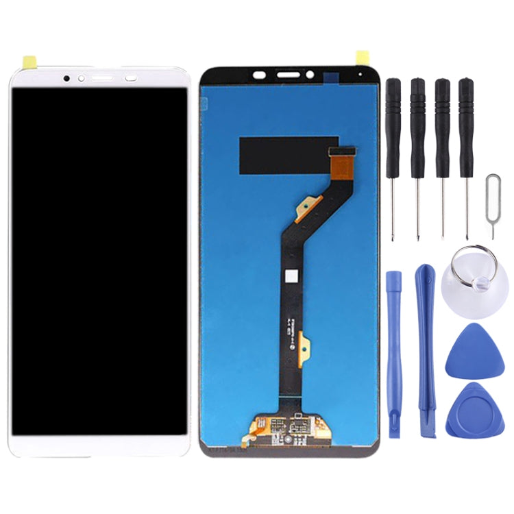 Tecno Spark 2 KA7 White LCD Screen and Digitizer Full Assembly