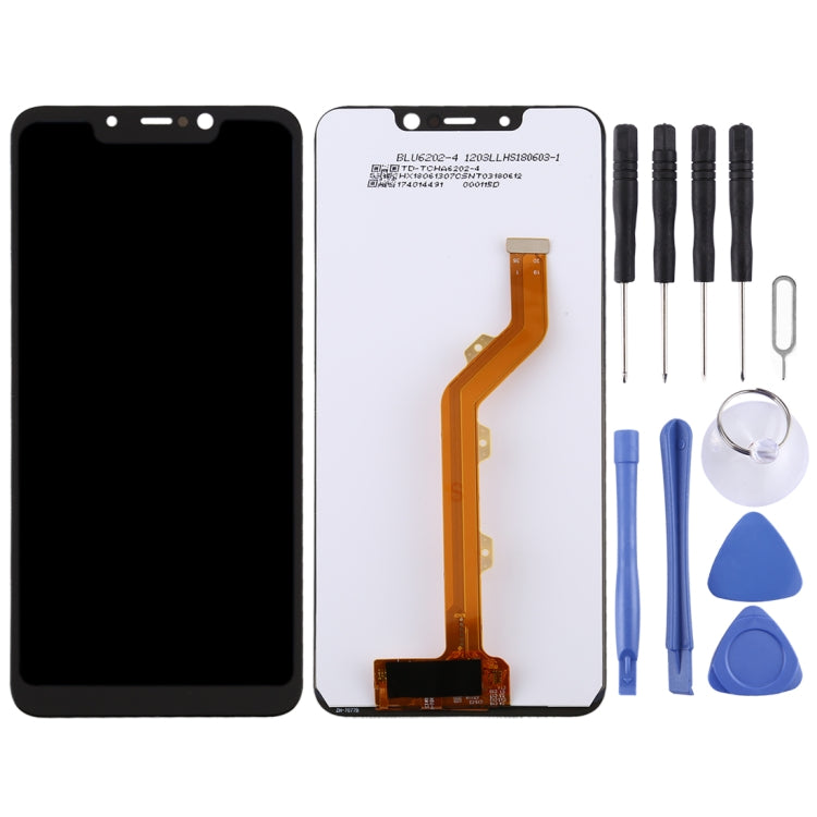 Replacement LCD Display and Touch Screen Digitizer Assembly for Tecno Spark 3 Pro / Spark 3 KB3 KB8 (Black)