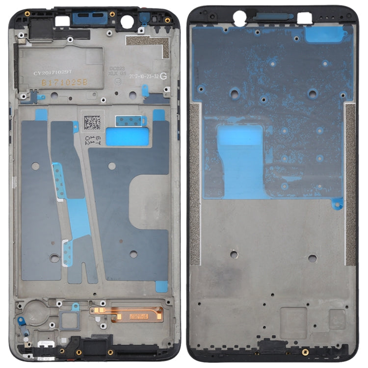 Replacement Front Housing LCD Frame Bezel Plate for OPPO A73 / F5 (Black)