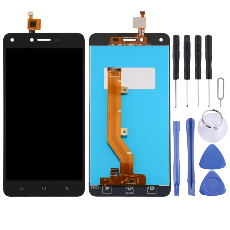 Tecno Spark K7 Black LCD Screen and Digitizer Full Assembly