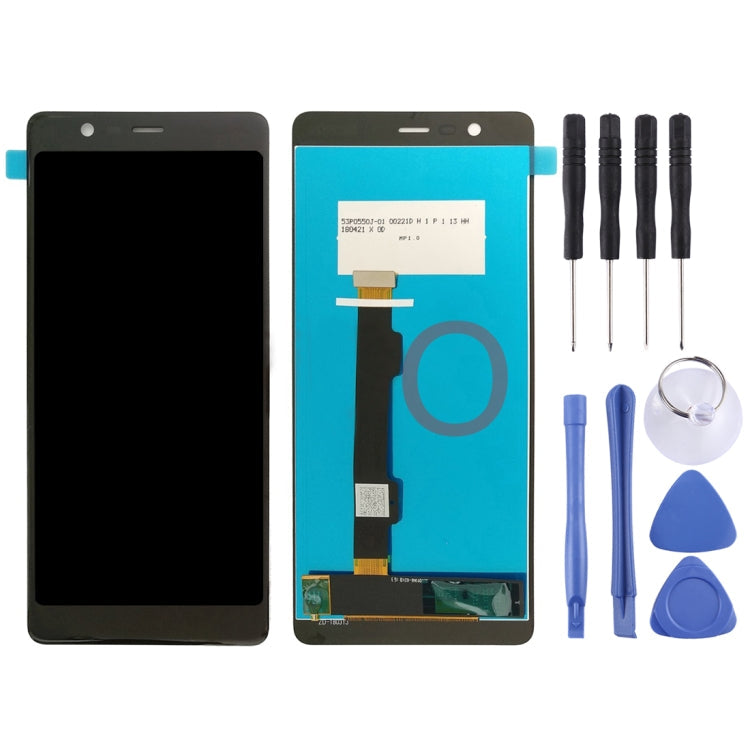 Black LCD Display and Touch Screen Digitizer Assembly for Nokia 5.1 TA 1024 1027 1044 1053 1008 1030 1109