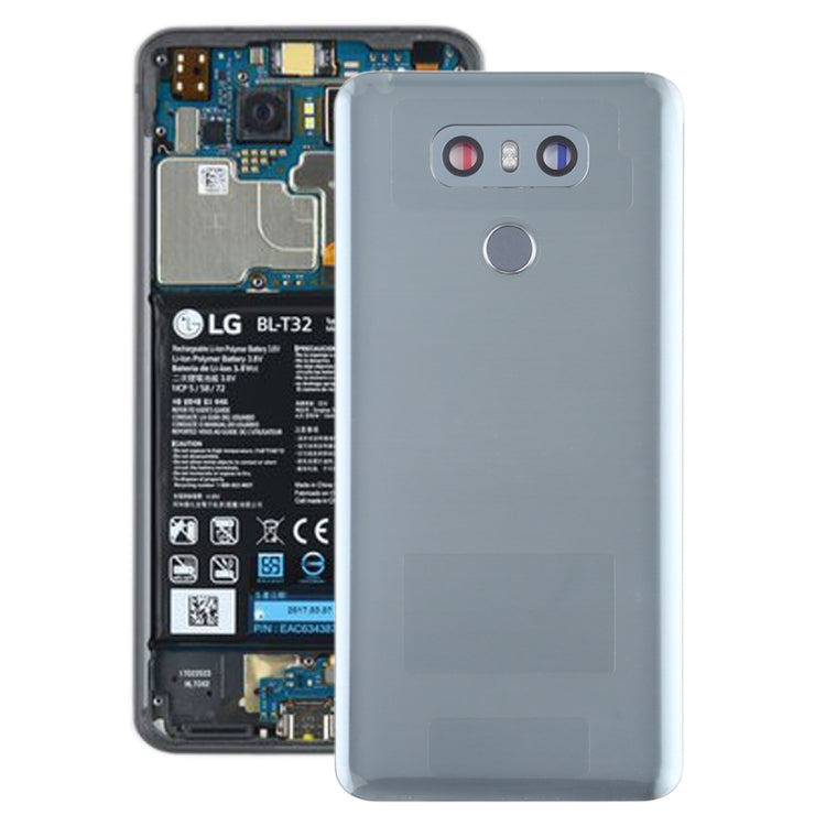 LG G6 Battery Back Cover with Camera Lens & Fingerprint Sensor (Grey)