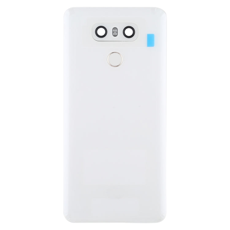 White Battery Back Cover with Camera Lens & Fingerprint Sensor for LG G6 Series