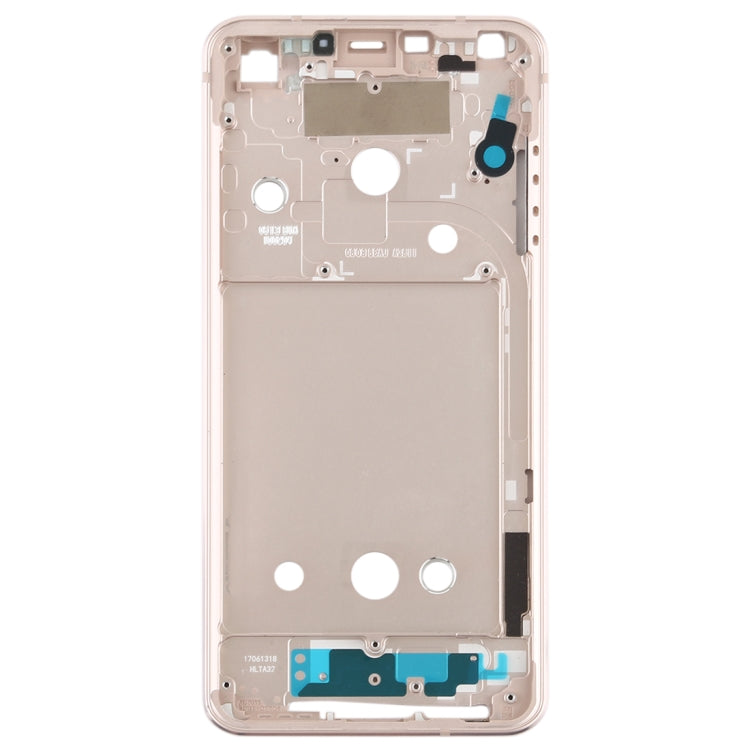 Front Housing LCD Frame Bezel Plate for LG G6 and Compatible Models (Gold)