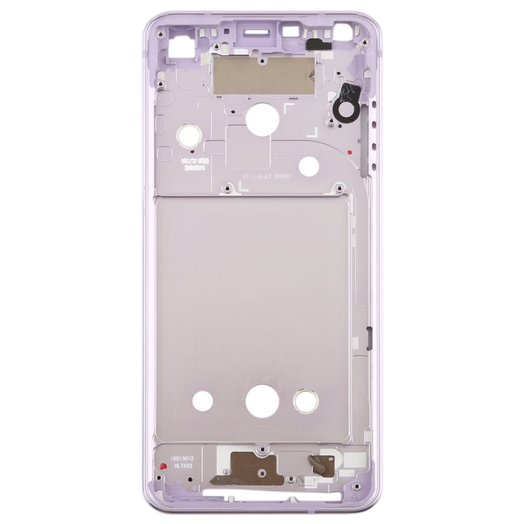 Front Housing LCD Frame Bezel Plate Replacement for LG G6 (Purple)