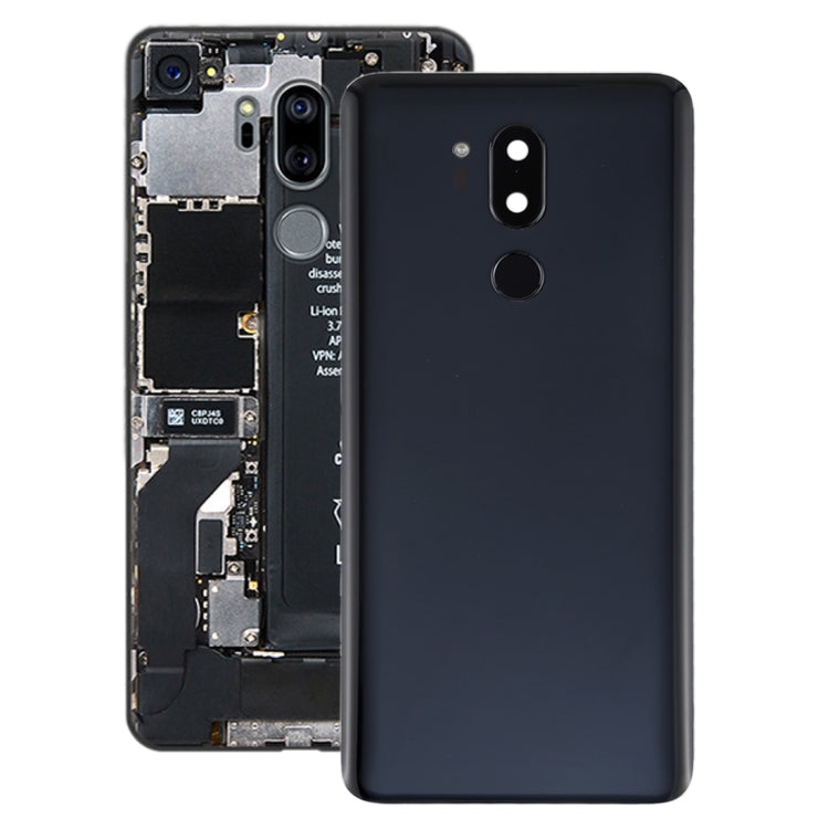 Black Battery Back Cover with Camera Lens & Fingerprint Sensor for LG G7 ThinQ