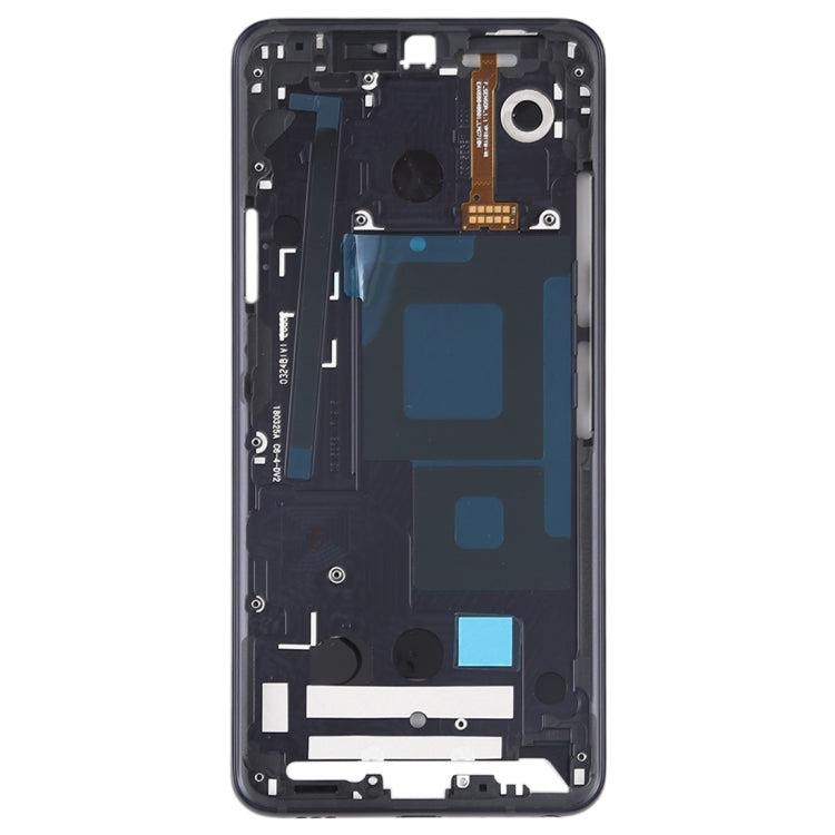 Front Housing LCD Frame Bezel Plate for LG G7 ThinQ / G710 (Black) - Revitalize Your Device!