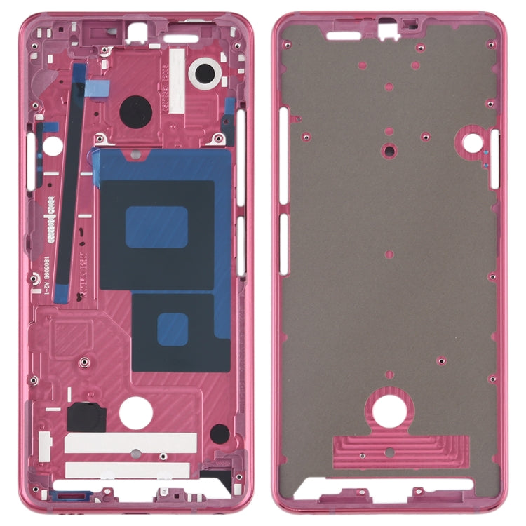 Pink Front Housing LCD Frame Bezel Plate for LG G7 ThinQ / G710