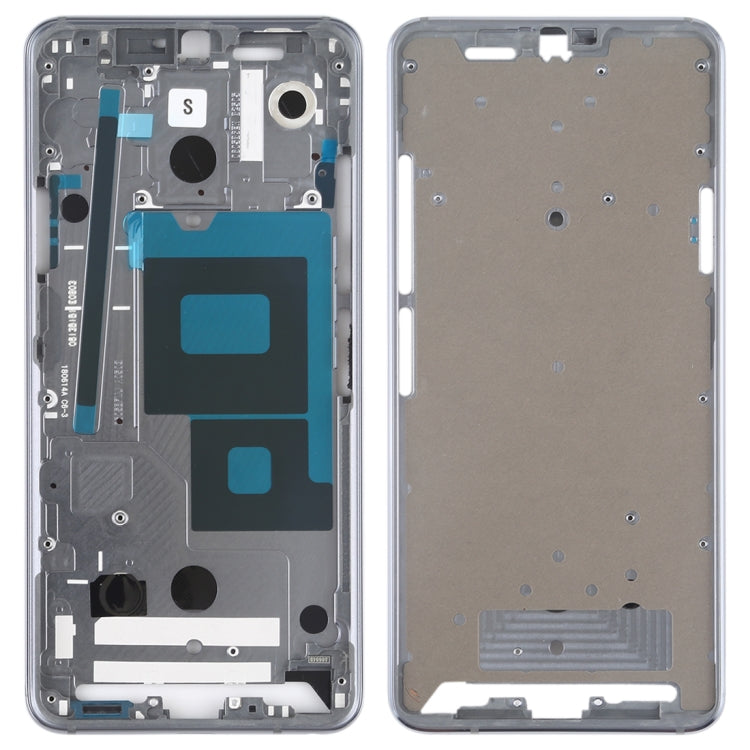 Replacement Front Housing LCD Frame Bezel Plate for LG G7 ThinQ / G710 (Silver)