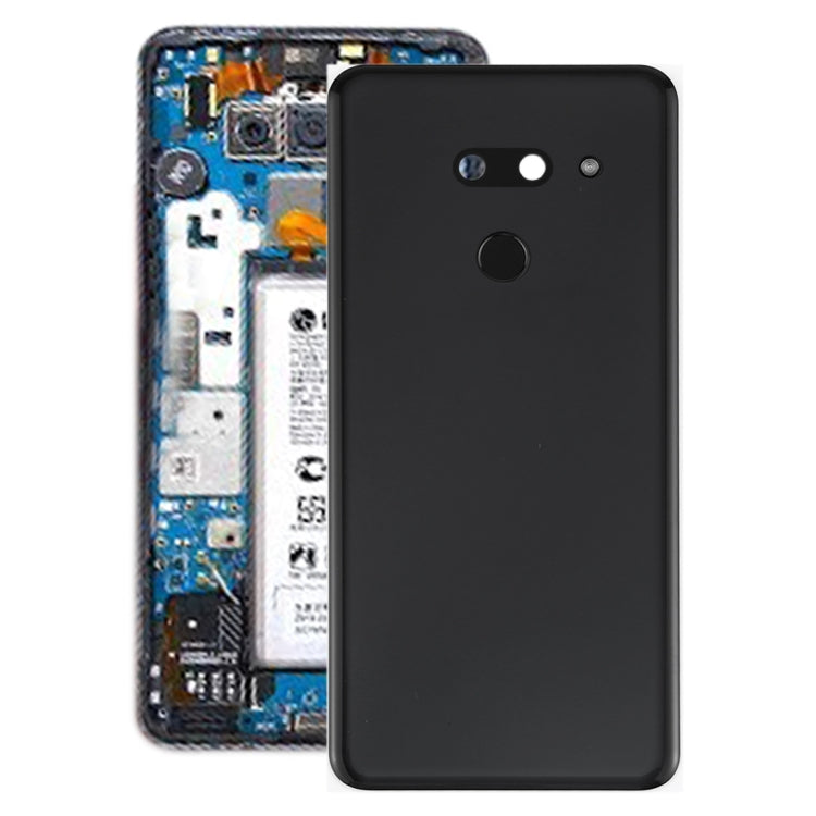 Battery Back Cover with Camera Lens & Fingerprint Sensor for LG G8 ThinQ (US Version) - Black