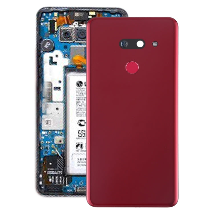 Battery Back Cover with Camera Lens & Fingerprint Sensor for LG G8 ThinQ (US Version) - Red