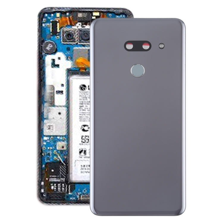 Silver Battery Back Cover with Camera Lens & Fingerprint Sensor for LG G8 ThinQ (US Version)