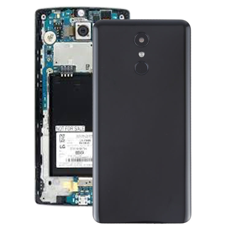 LG Stylo 4 Black Battery Back Cover with Camera Lens & Fingerprint Sensor