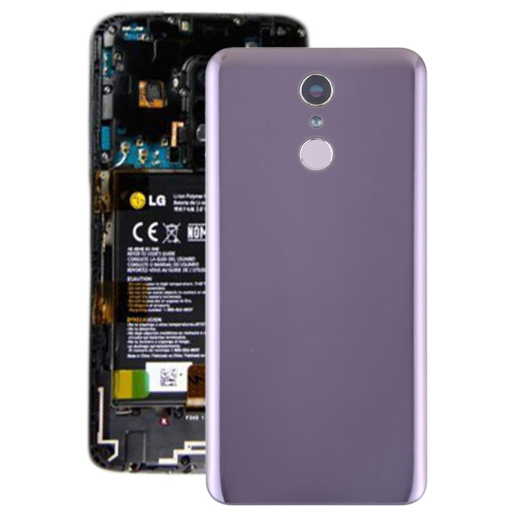 Battery Back Cover with Integrated Camera Lens and Fingerprint Sensor for LG Q7/Q7+ (Purple)