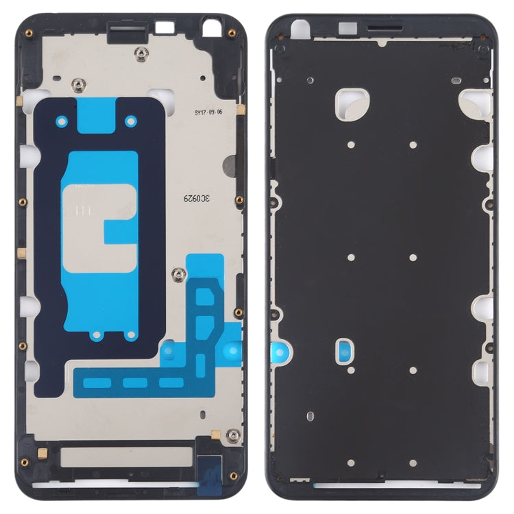Front Housing LCD Frame Bezel Plate Replacement for LG Q6 / Q6+ / LG-M700 / M700 / M700A / US700 / M700H / M703 / M700Y (Black)