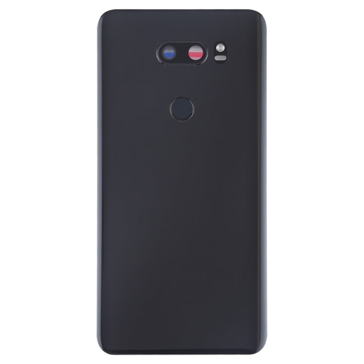 LG V30+ Battery Back Cover with Built-In Camera Lens & Fingerprint Sensor (Black)