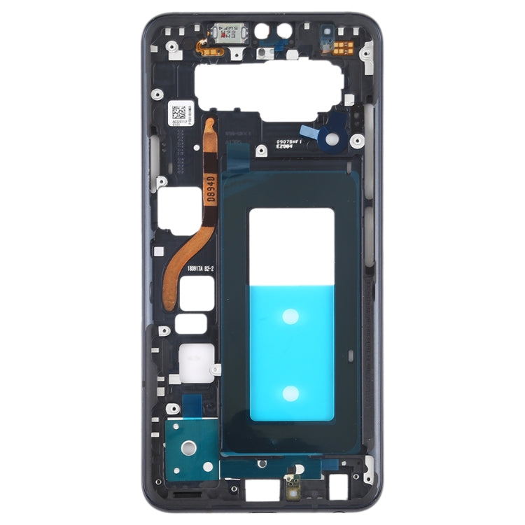 Front Housing LCD Frame Bezel Plate for LG V40 ThinQ - Black