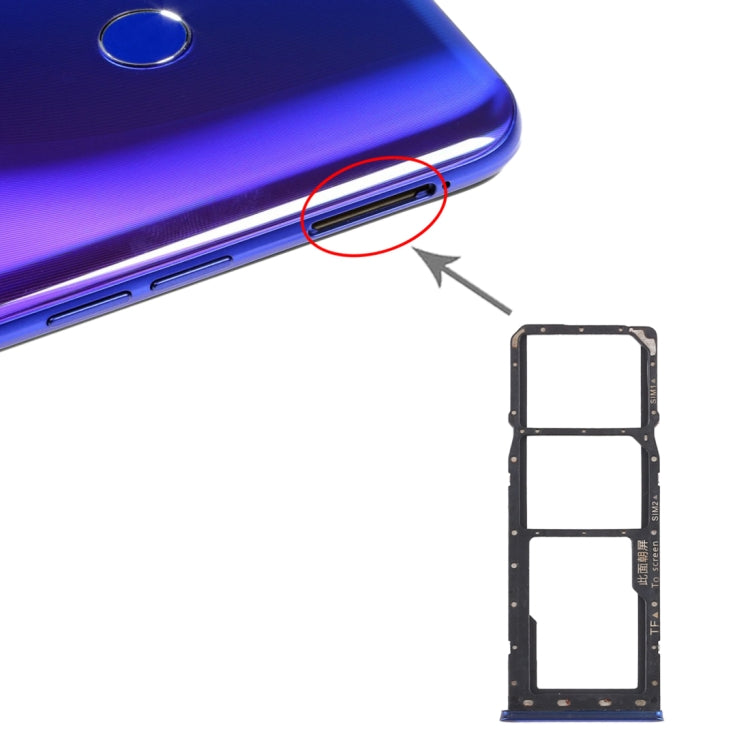 OPPO Realme 3 Pro / Realme X Lite SIM Card Tray Set (Blue)