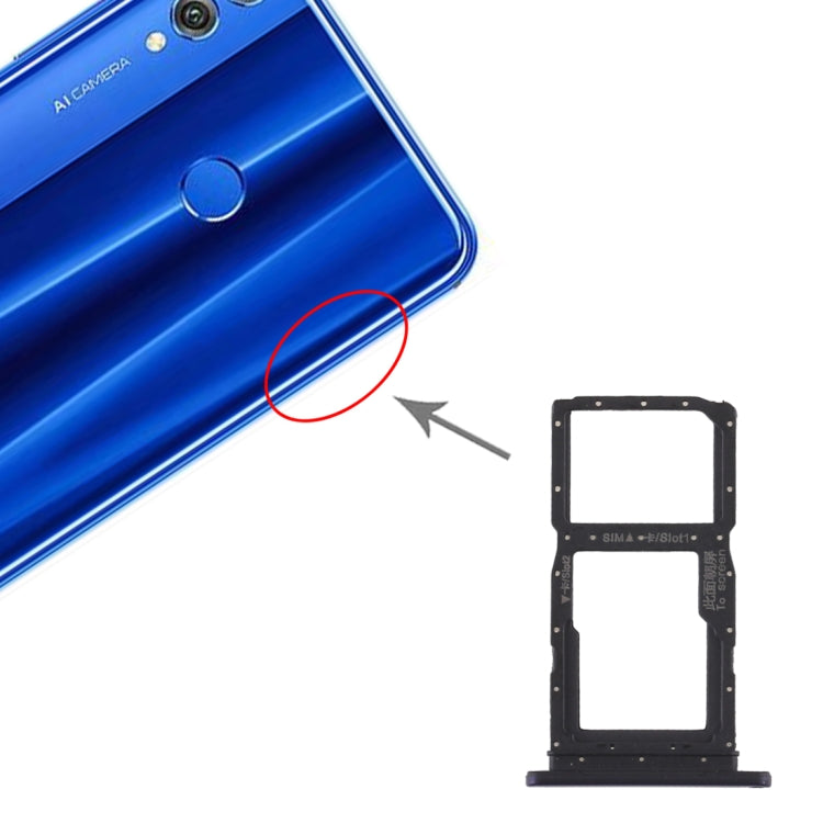 Purple SIM Card Tray and Micro SD Card Tray Replacement for Huawei Honor 9X Pro