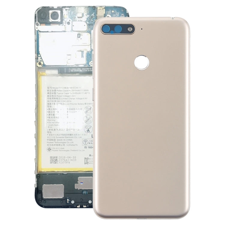 Gold Back Cover with Side Keys for Huawei Y6 (2018)