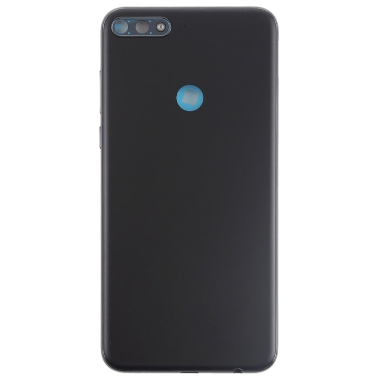 Black Back Cover with Side Keys for Huawei Y7 (2018) - Enhanced Volume and Power Control Access