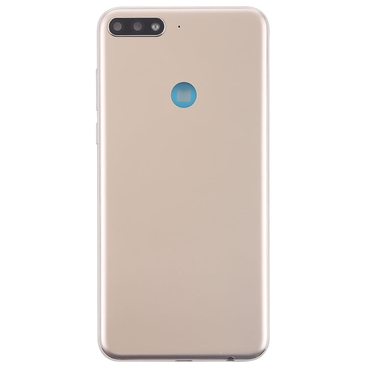 Gold Back Cover with Side Keys for Huawei Y7 (2018)