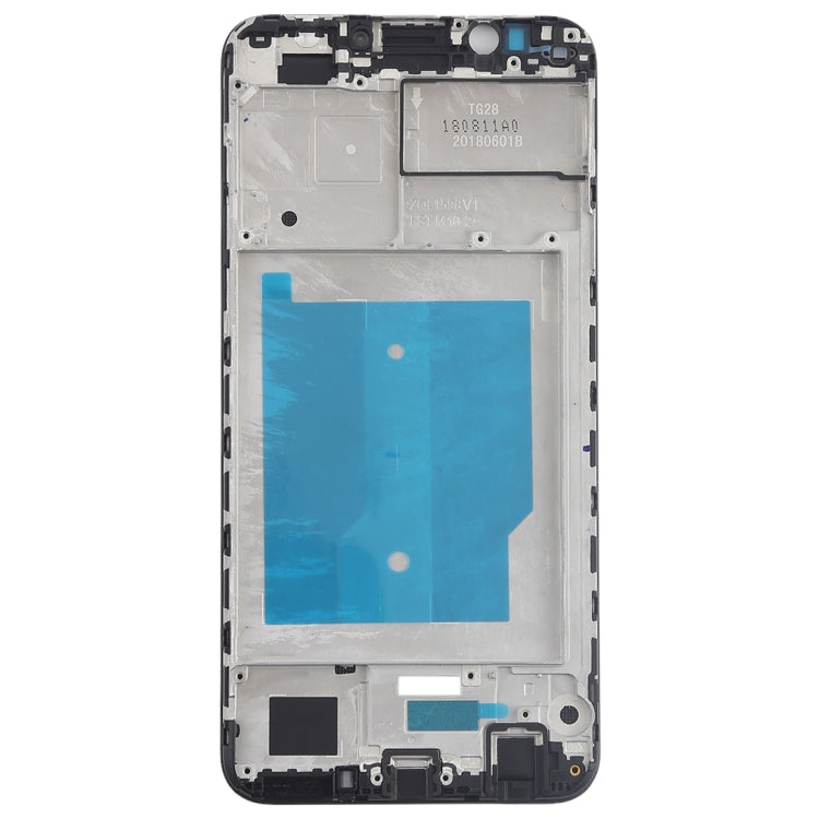 Huawei Y7 (2018) Black Front Housing LCD Frame Bezel
