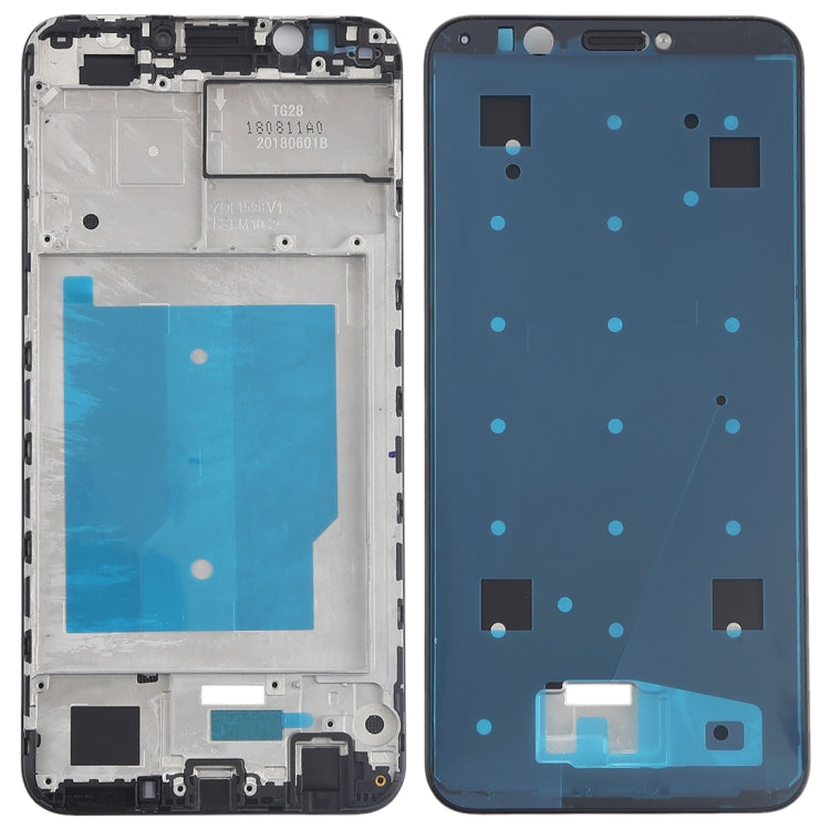 Huawei Y7 (2018) Black Front Housing LCD Frame Bezel