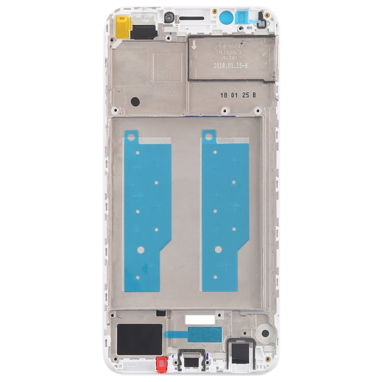 Front Housing LCD Frame Bezel Plate for Huawei Y7 (2018) in White