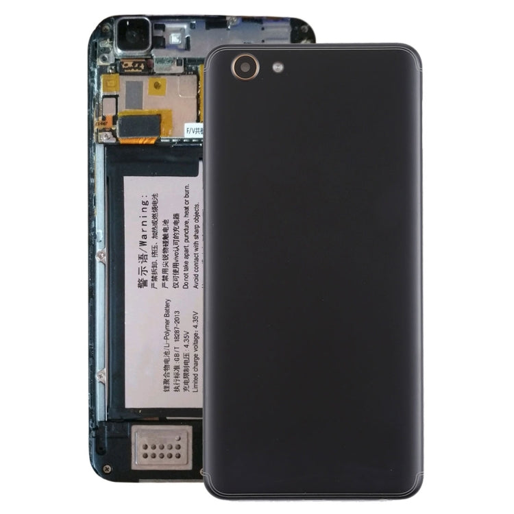 Black Back Cover with Camera Lens and Side Keys for Vivo Y71
