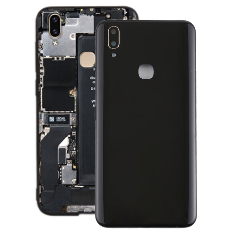 Sleek Black Replacement Back Cover with Camera Lens Side Keys for Vivo Y85