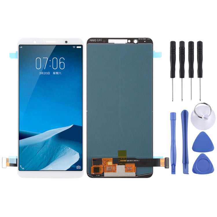 LCD Screen and Digitizer Assembly Replacement for Vivo X20 (White)
